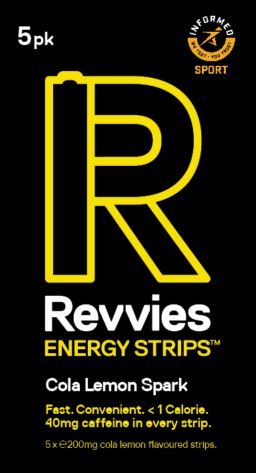 Revvies Energy Strips Cola Lemon Spark (10 x 5 Pack)